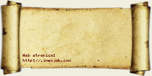 Vladana Aksentijević vizit kartica